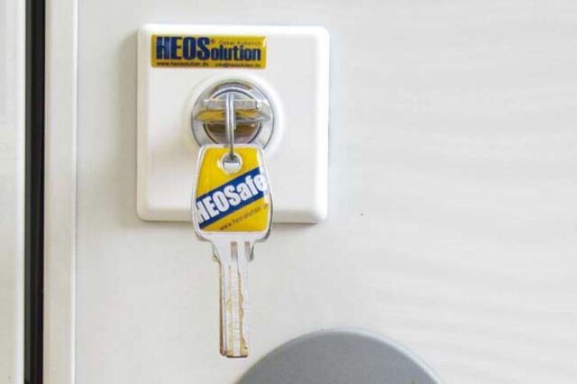 HEOSystem set sim. locking HEOSafe 1x anti-theft add. Lock Fiat Ducato 2021, 2x add. lock Carado from 2019
