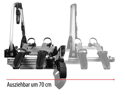 Bicycle rack LAS wing door coupling carrier SD260 Load capacity 60 kg, 2 bikes