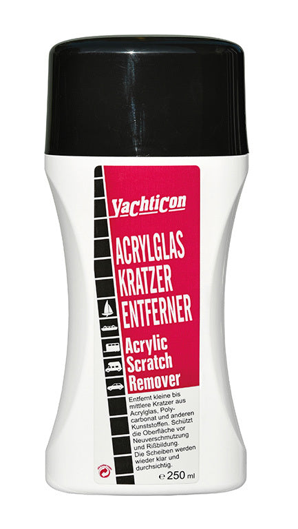 Akrilinio stiklo įbrėžimų valiklis Yachticon turinys 250 ml