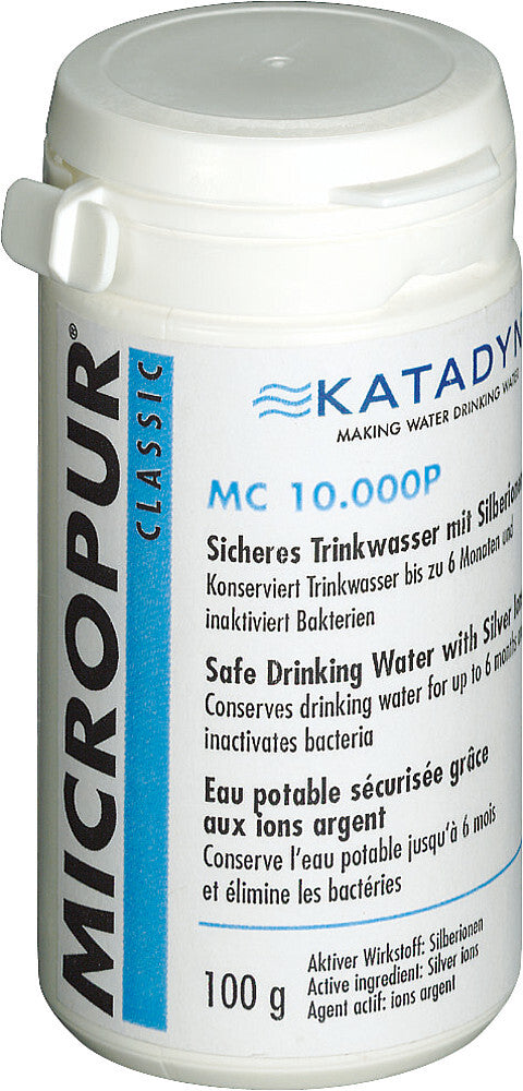 Geriamojo vandens konservavimas Micropur Classic 10 000 P 100 g milteliai