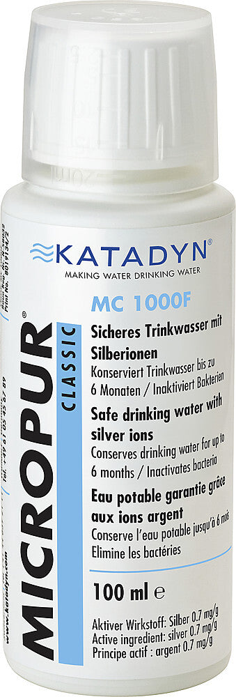 Geriamojo vandens konservavimas Micropur Classic 1 000 F 100 ml