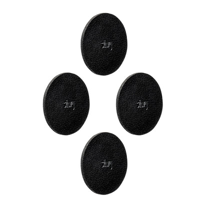 Metalinės Nano Gel Pads silwy skersmens 7,5 cm rinkinys iš 4 spalvų juodos