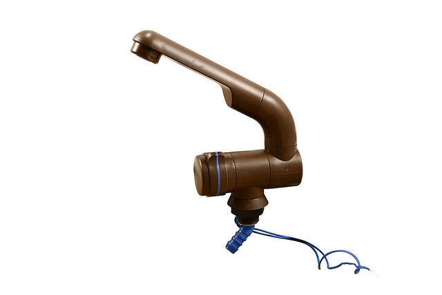 Compact tap  Colour brown