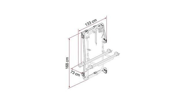Mounting frame FIAMMA Kit Frame Sprinter from 2018 Colour aluminium