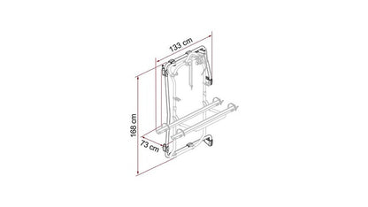Mounting frame FIAMMA Kit Frame Sprinter from 2018 Colour aluminium
