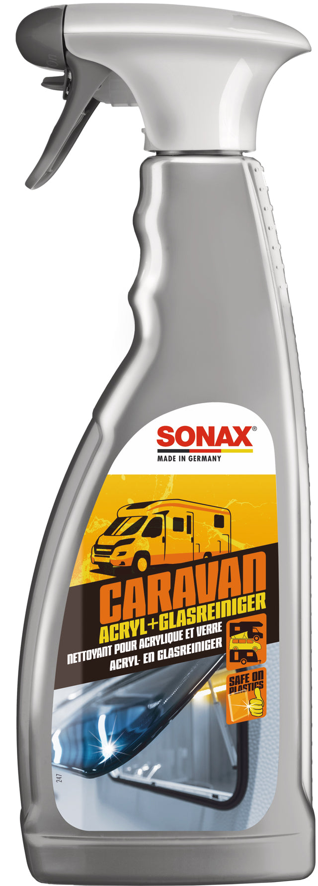 SONAX® Acrylic & Glass Cleaner CARAVAN Turinys 0,75 l