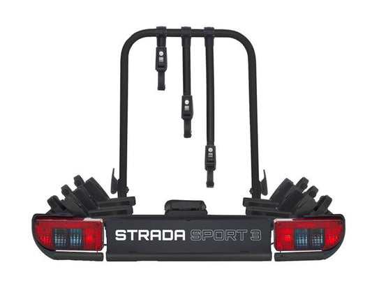 Strada Sport 3 galinis dviračio laikiklis, juodas