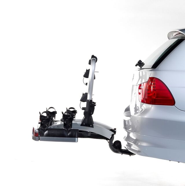 Rear bike carrier Strada EVO RV Load capacity 60 kg Color silver