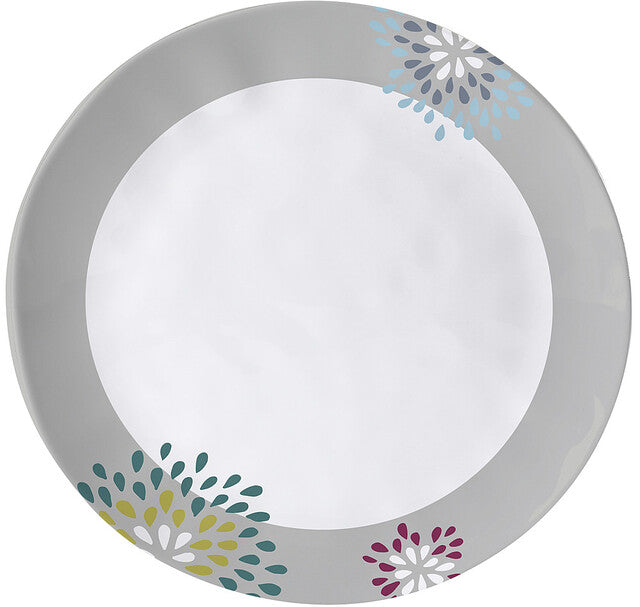Brunner melamino desertinė lėkštė Belfiore diam. 20 cm Spalva balta/mėlyna/pilka