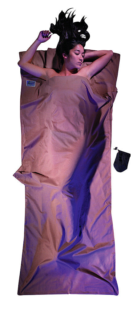 Lengvas miegmaišis Cocoon Egipto medvilnė 220 x 90 cm Spalva chaki