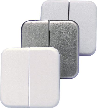 Double rocker switch Colour white