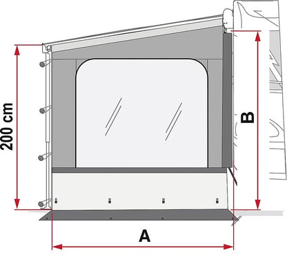 Side panel Fiamma Side W Pro Caravanstore / F35