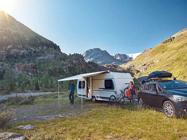 Thule Omnistor roof awning 6300 300 x 250 cm Cloth colour Mystic Grey Casing colour anthracite 12V