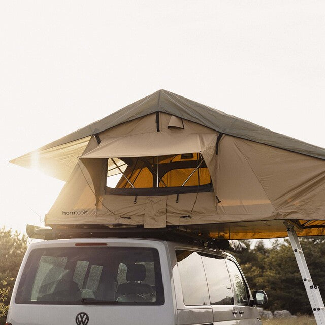 Roof tent horntools Desert I col. sand 140 cm
