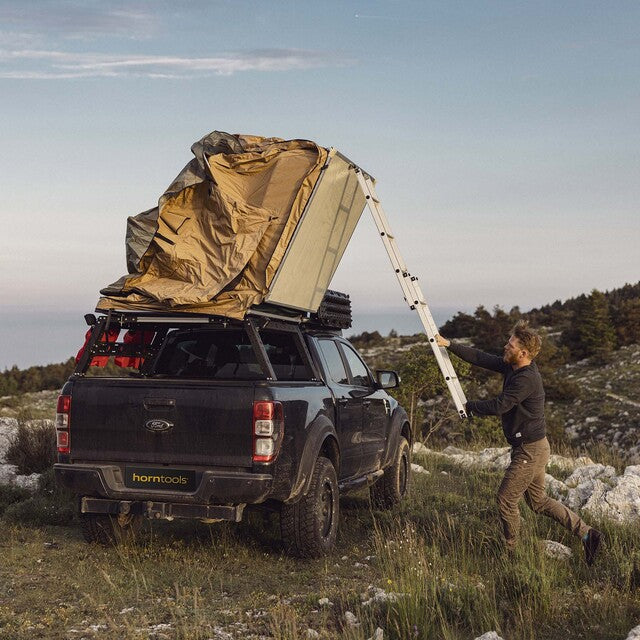 Roof tent horntools Desert I col. sand 140 cm