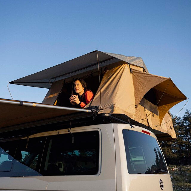 Roof tent horntools Desert I col. sand 140 cm