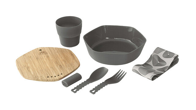 Cutlery set ROBENS Leaf Colour anthracite