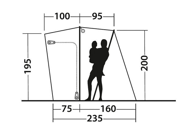 Drive-away awning Outwell Lakecrest