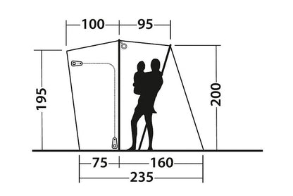 Drive-away awning Outwell Lakecrest