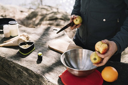 Campfire Serving Kit PRIMUS Col. stainless steel/red