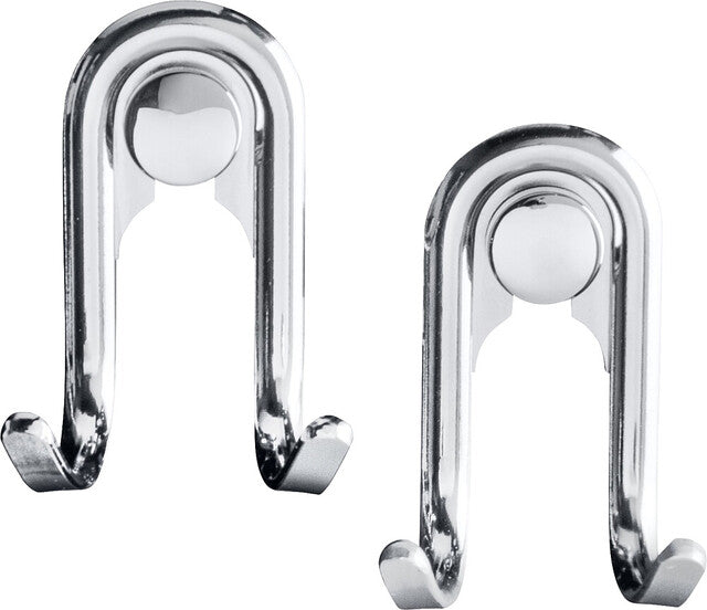 Double hook WENKO Style Set of 2, col. shiny silver