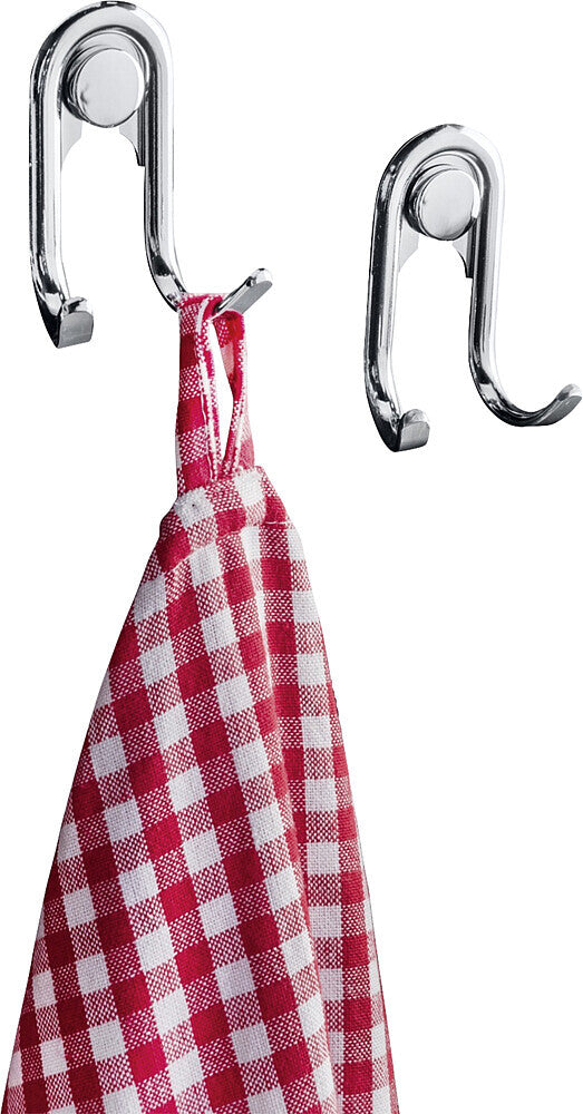 Double hook WENKO Style Set of 2, col. shiny silver
