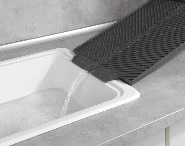 Sink mat WENKO Linea col. grey