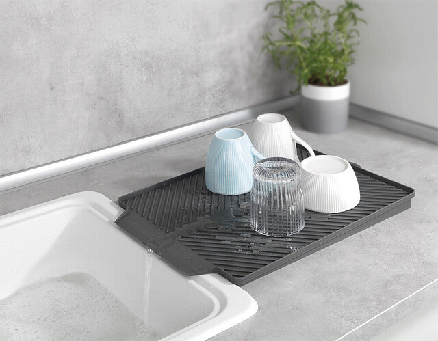 Sink mat WENKO Linea col. grey