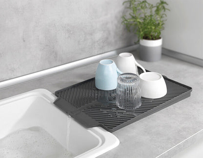 Sink mat WENKO Linea col. grey
