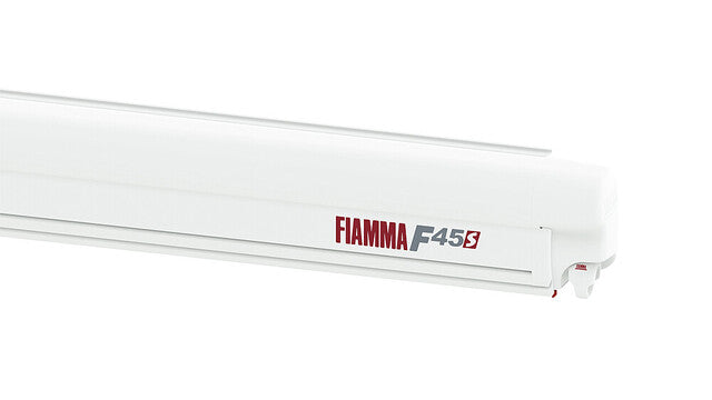 Sieninės markizės komplektas Fiamma F45s Korpusas poliarinis baltas su PSA adapteriu