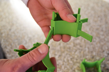 All-holder froli Set 16 pieces, colour green