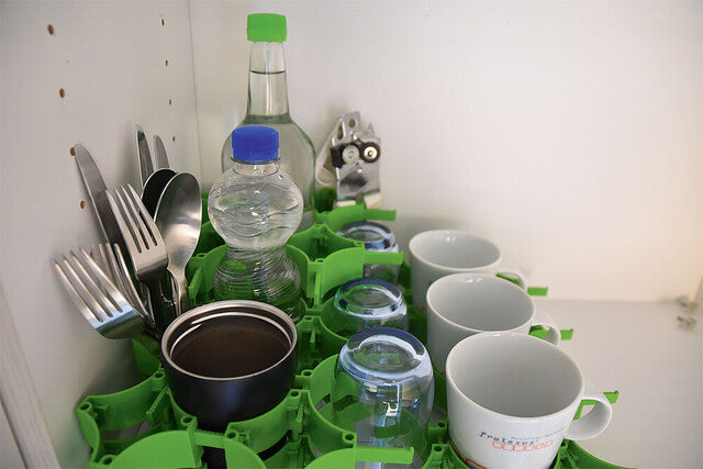 All-holder froli Set 16 pieces, colour green