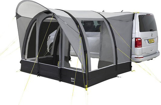 Nuvažiuojama ir mtrhome markizės Kampa Sprint Air Color pilka