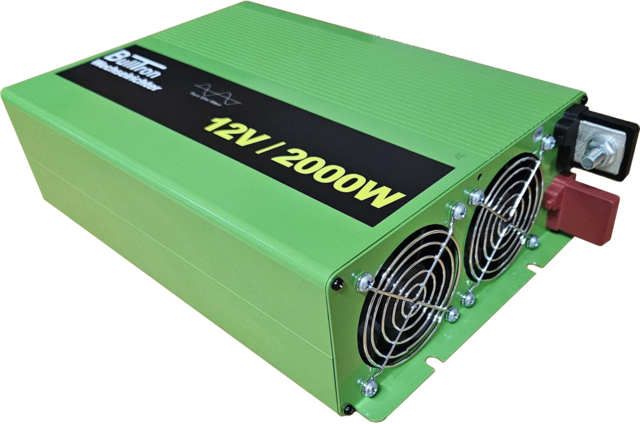 12 V inverter with mains priority circuit