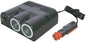 Trigubas lizdas EV PRO CAR su maitinimu USB-C/A Dvigubas lizdas 12–24 V