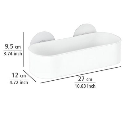 Wall shelf longitudinal Maximex Static-Loc® Osimo Colour: white