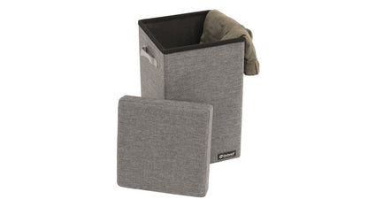 Seat and storage Outwell Cornillon High colour grey melange