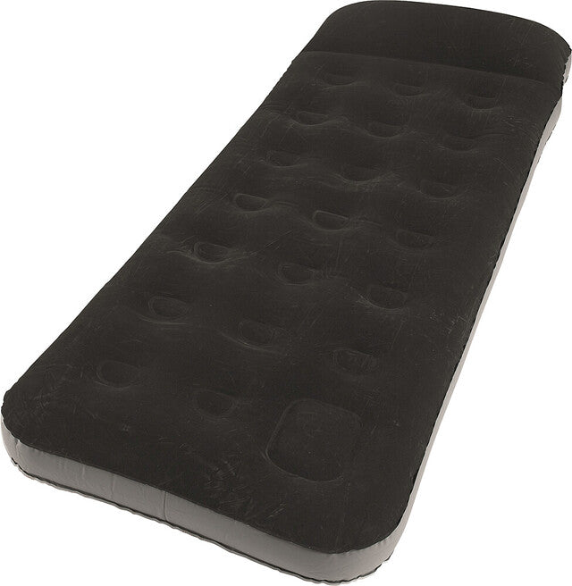 Airbed Outwell Classic vienvietis su pagalve ir pompa juodos ir pilkos spalvos