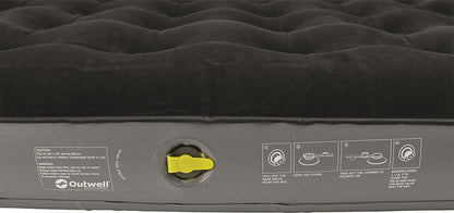 Airbed Outwell Classic King colour black and grey