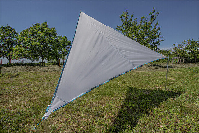Sun sail BENT Zip Canvas Colour grey / zip light blue