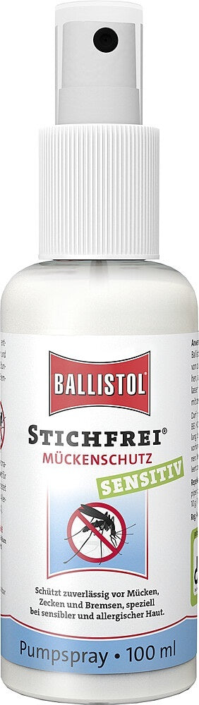 Vabzdžių repelentas BALLISTOL Stichfrei Sensitive pompinis purškalas, 100 ml