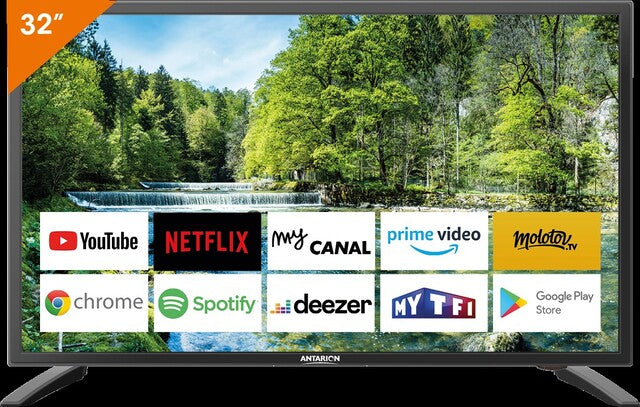 TV ANTARION TV 32 Smart DVBT2 DVBS2 kol. juodas