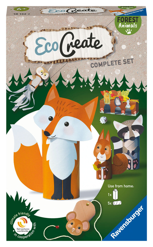 Rankdarbių rinkinys Ravensburger EcoCreate Forest Animals