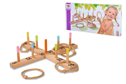 Outdoor ring toss game Eichhorn suitable from 3 years