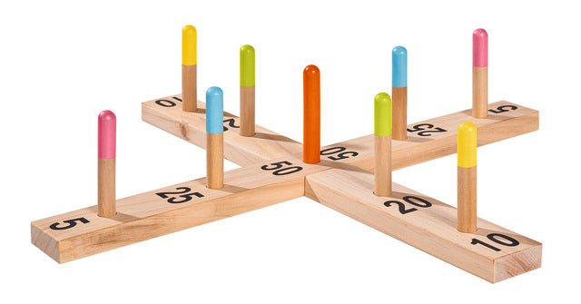 Outdoor ring toss game Eichhorn suitable from 3 years