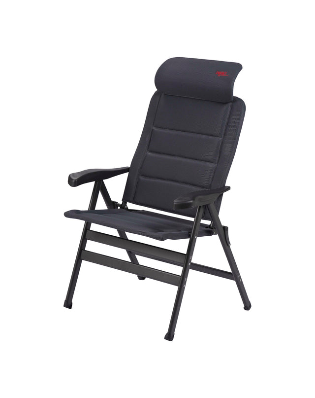 Camping chair CRESPO Air Deluxe Compact XL col. grey