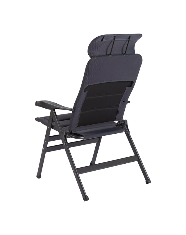 Camping chair CRESPO Air Deluxe Compact XL col. grey