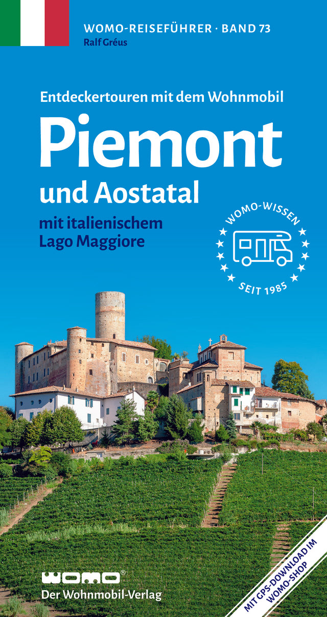 Reisebuch WOMO Piemont / Aostatal