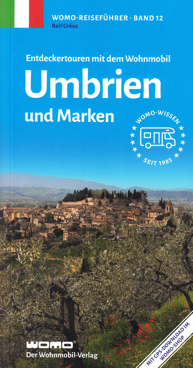 Reisebuch WOMO Umbrien ir Marken
