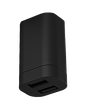 USB lizdas maitinimo plokštei Lanciano HABA 2x USB-A, sp. juodas